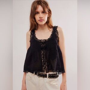 Free People Forevermore Tank black size XS